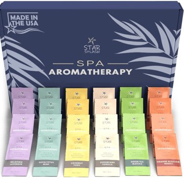 a spa with a variety of aroma aromas