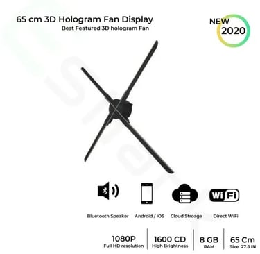 3D Hologram Fan Display Stunning Holographic Projection