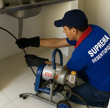 desentupimento de suprema desentupidora