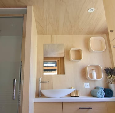 Salle de bain Tiny-house Saignon (Luberon)