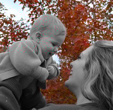 Family Portrait Example featuring additional editing.