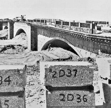 London Bridge Construction in Lake Havasu City