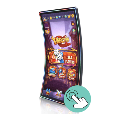 10 points touch curved screen