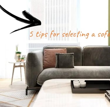 tips for selecting sofa