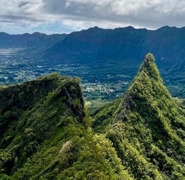 Three Peaks Hike Olomana Trail Hawai'i