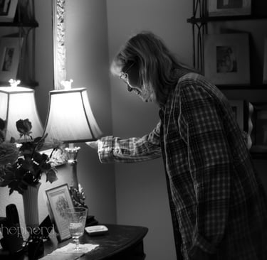 nana turns off the light