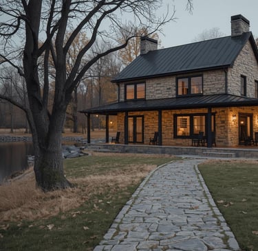 modern farmhouse inspired home