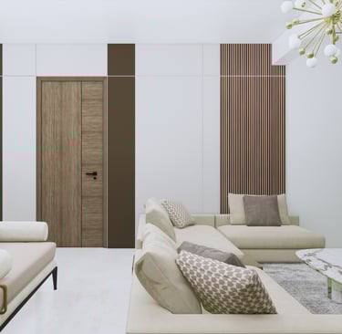 Luxury drawing room interior design at Fortune Hestia Villas Bangalore