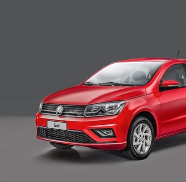 Volkswagen gol vermelho