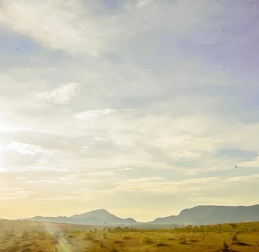 Morro da Baleia. Vista do Chalé Rossignol