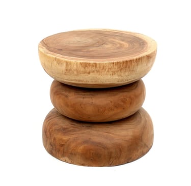 Stool made of solid wood, for room decoration and furniture