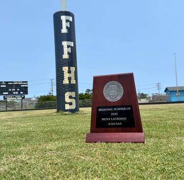 2025 Semi-finalist lacrosse trophy.