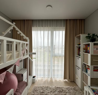 užuolaidos vaikų kambariui