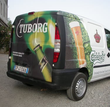 car wrapping decorazione furgoncino