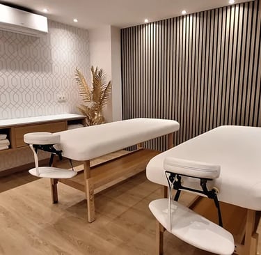 Massage room at Villa El Rincon spa area