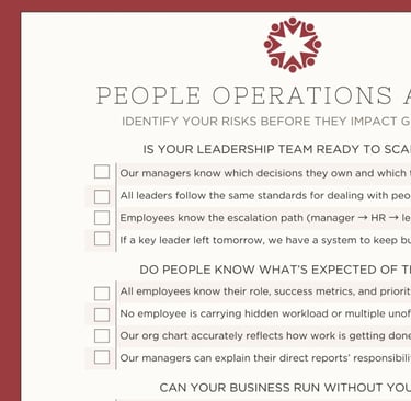 people operations audit
