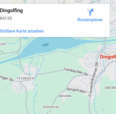 Karte von Dingolfing