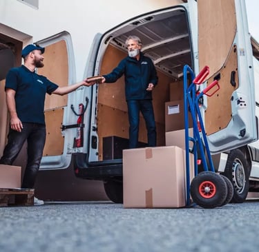 Furgoneta de reparto