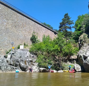 itinérance Allier canoë kayak rivière gorges chapeauroux alleyras monistrol