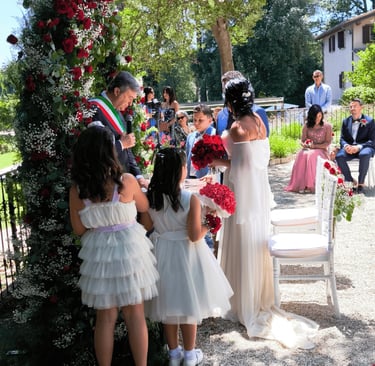 Celebration on a wedding curated by Francesco Margaretini