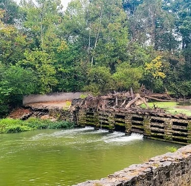 Chickamauga, GA - Lee & Gordon's Mill used water power to operate the grist/grain grinder