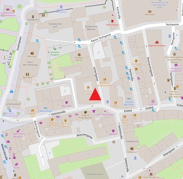 Kartenansicht des Praxis-Standortes