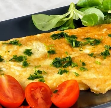 Omelette salata