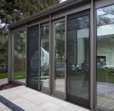 moskitiera plisowana na duże okna