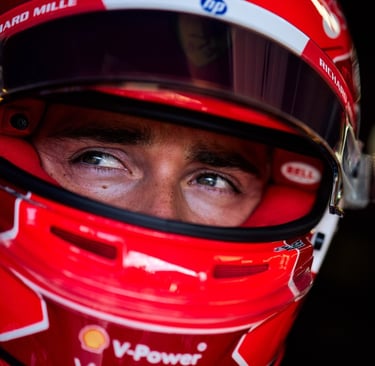 Charlesas Leclercas Ferrari Formulė-1