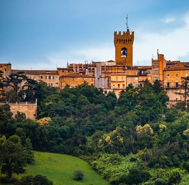 Recanati colline poesia Leopardi nelle Marche