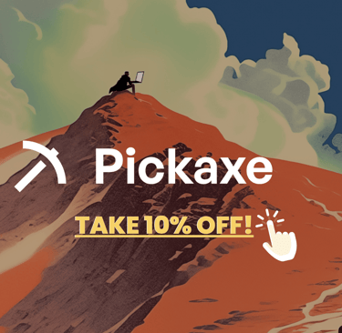 10% OFF Promo Code for Pickaxe AI. Build Custom GPTs and Connect them to anything. Monetize your expertise with Pickaxe AI.