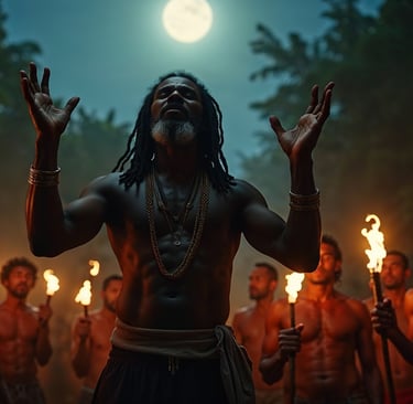 Boukman Dutty beseeches the Gods