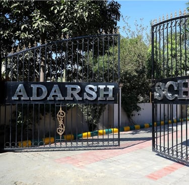 An image showing entrance of Adarsh School Karnal