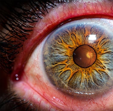 Foto de ojo con glaucoma