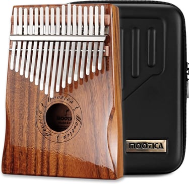 MOOZICA 17 teclas kalimba, instrumento musical de piano de pulgar profesional de madera maciza de ko