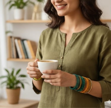 Lac Chudi vibrant traditional lac bangles worn on hands with embroidered outfit for Indian festive and wedding occasions”