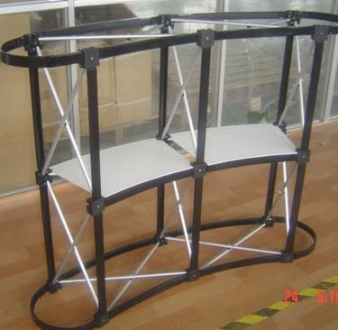 Curved Magnetic Popup Installed System