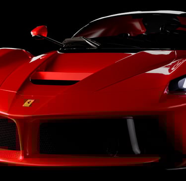 La Ferrari 3d model created for an ad