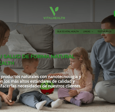 Desarrollo Web De VitalHealth