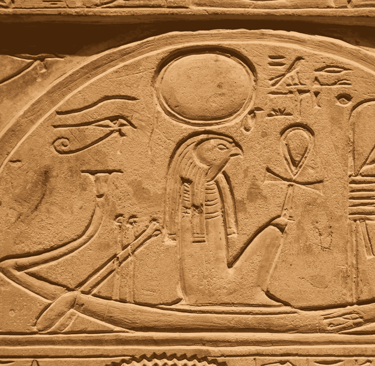 The sun god Ra