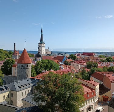 vista panoramica su Tallinn
