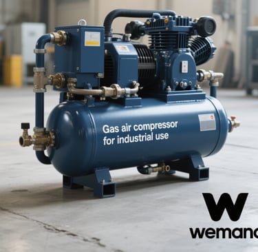 High Efficiency Gas Powered Compressor