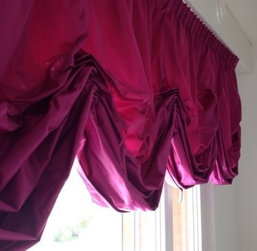 Tête de rideau bouillonnée