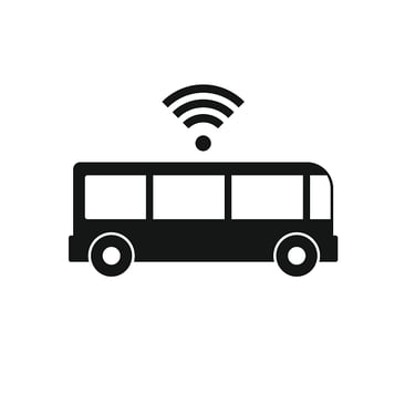 bus con señal de wifi