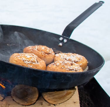 kanelbulle sur du feu