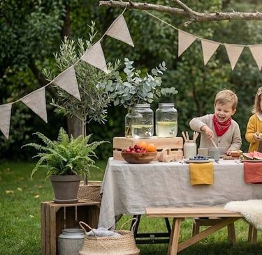 duurzaam kinderfeestje voor een 4 jarig kind
