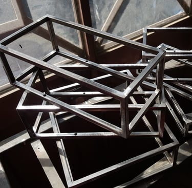 Mensole in ferro saldate a Tig