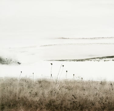 Artiste Jaï - Acrylique sur Toile - Collection "Les grands espaces" numero 1 - 73x60cm Vendu