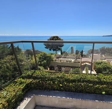 garde corps mer eze maison piscine french riviera nice miroiterie