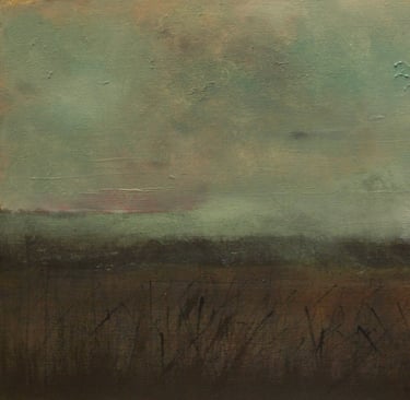 Jaï - Acrylique sur toile "Fleurs du silence" 65x50cm VENDU - Collection "Les grands Espaces " 2025